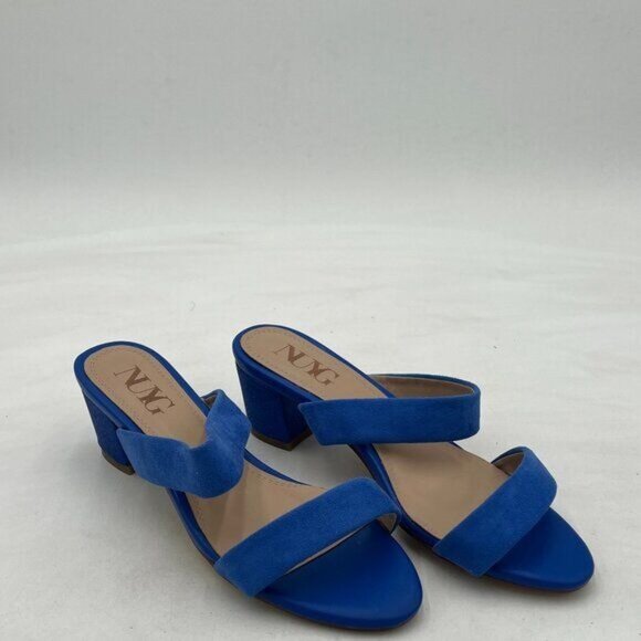 Women Casual Open Toe Sandals Chunky Low Heel Slip On Mule Comfy Summer Slide - Picture 2 of 7